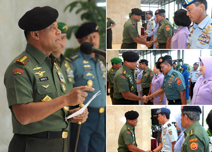 15 Pati TNI Naik Pangkat, Panglima TNI: "Jangan Seperti di Menara Gading"